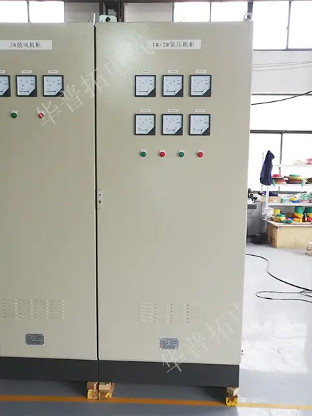 Oxygen compressor starter cabinet